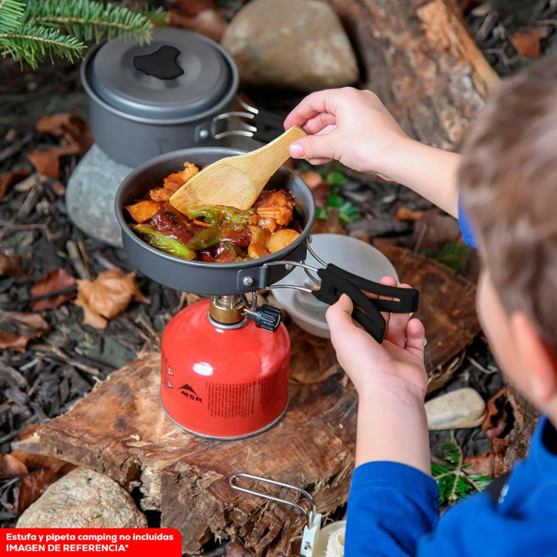 Miniatura 3 de Kit De Cocina Para Camping Olla Y Sarten